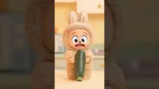 Просто Лабуба. Просто ест. 🧸🍽️
