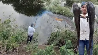 Big fishing snake hands pahle# hi kast me maral ne# mari #attack 😱