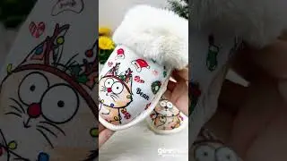 Custom Dog Cat Personalized Fluffy Slippers #geeowl #christmas