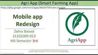 Agri App (Smart Farming App) : Redesign Mobile App Project