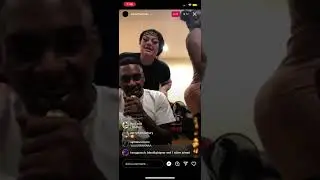 TDE SMAC FROM BACK ON FIGG ON IG LIVE
