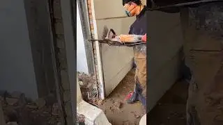 Satisfying Wall Cutting Technique | Professional Renovation Hack | Crafty Vines #tools #construction