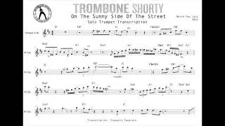 Trombone Shorty - On The Sunny Side Of The Street - Trumpet Solo Transcription
