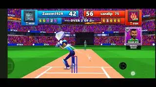 Stick Cricket Live || Facing Level 10 Behkul Maan || 70 vs 88