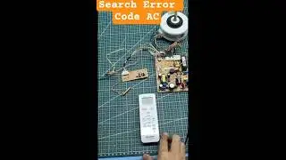 How to detect damage to Sharp AC. How to check the error code on the AC.