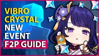 Vibro Crystal Research Event Day 1 (420 primogems) f2p Trial Characters Gold Score Genshin Impact