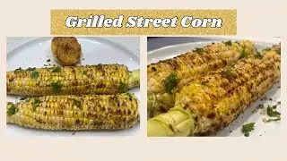 Grilled Street Corn | Street Corn on the cob | Indian Style Roasted Masala Corn | Bhutta
