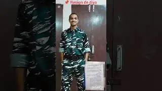 CRPF sa resign de diya 16/04/2025 & Now I join my new job in our state police .