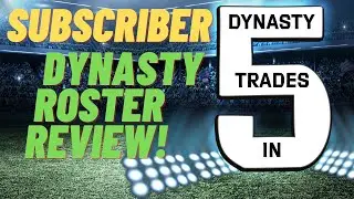 A SUBSCRIBER DYNASTY ROSTER REVIEW! (Dynasty Trades in 5) - Dynasty Fantasy Football 2022 - Strategy