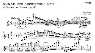 F. Drdla - Carmen Fantasia for Violin and Orchestra, Op. 66