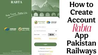 How to Create Account (Rabta App) Pakistan Railways informative video by AR Tech 