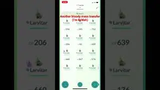 Mass transfer in Pok&eacute;mon go