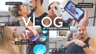 A FAMÍLIA AUMENTOU, CÂMERA DE SEGURANÇA, BOMBOM PROTEICO GELADO, NÓS ERRAMOS #vlog