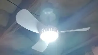 rechargeable mini ceiling fan with light