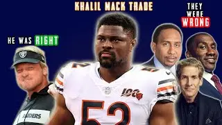 Why the Raiders Won the KHALIL MACK Trade (and why Everybody was Wrong)