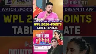 wpL points table update #cricket #thereactionverse
