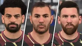 FIFA 22 ADIDAS ALL STAR PLAYER FACES - Lionel Messi, Leon Goretzka, Benjamin Pavard, etc
