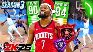 This KEVIN DURANT BUILD is a SHARPSHOOTER in NBA 2K26 - How to Play Like KD!