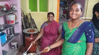 ఇద్దరం అత్త కోడలు కలిసి పోటీగా ఎవరి కూరలు వాళ్ళు వెరైటీగా చేసాము / Daily Cooking Vlog