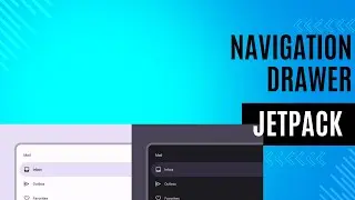 SIDE MENU | NAVIGATION DRAWER USING JETPACK ANDROID