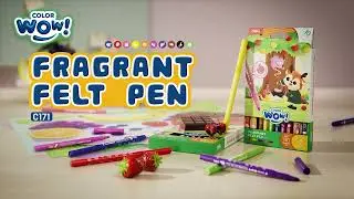 Color. Smell. Smile. Deli Color Wow C171 Fruit-scented Felt Pen