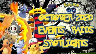 WHAT TO EXPECT IN October 2020 Pokemon GO EVENTS, RAIDS, SPOTLIGHTS, BREAKTHROUGH - AR Trailer