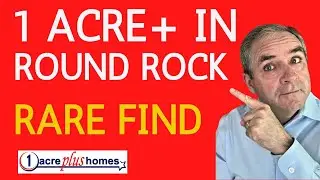 Acreage Home For Sale in Round Rock, TX, No HOA