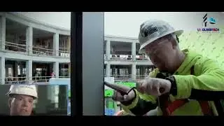 Curtain Wall Stick System - Demo Video - USGLASSTECH