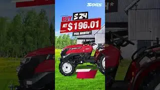 Get a Solis S24 at just $196.01 per month before May 31st, 2023 | Solis Tractor USA
