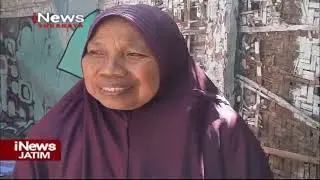 Janda miskin, tinggal di gubuk beratap terpal