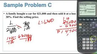 Lesson 7-9 Percent Decrease