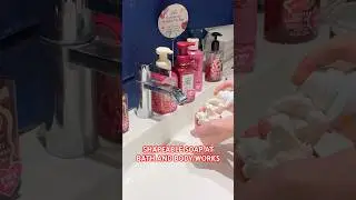 Trying Shapeable Soap at Bath and Body Works *ASMR* #christmas #shopping #funny #asmr #shorts