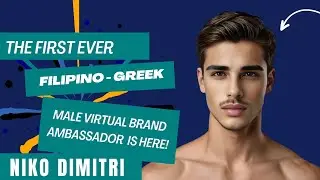 OMG!! The First Ever Filipino Greek Virtual Brand Ambassador : Meet Niko Dimitri