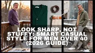 Look Sharp, Not Stuffy: Smart Casual Style For Men Over 40 (2026 Guide)