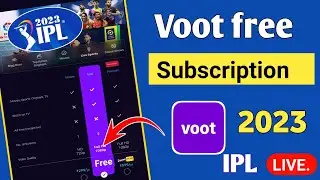How to get voot vip subscription for free | Voot free subscription 2023 | IPL 2023 live app