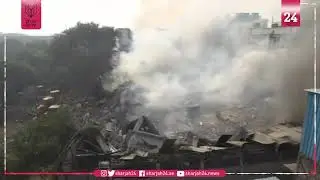 Fire and building collapse at Delhi warehouse