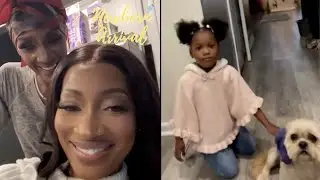 Erica Dixon Takes The Twins Over To Scrappy's Mom House For The 1st Time! 😃