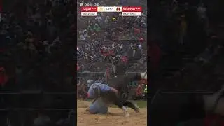 Giger Samue vs Walther Adrian Passe Final Unspunnen 2023 #lutte suisse #schwinger #sports