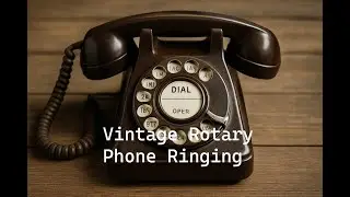 Vintage Rotary Phone Ringing &ndash; Classic Bell Sound for Nostalgia & Relaxation #whitenoise #asmr