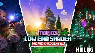 [NON PATCH] Top 3 Low-End Shaders for Original Minecraft PE 1.26+ | No Lag & Render Dragon Supported