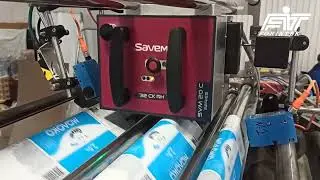 MASTER TECHNOLOGIES - Savema TTO continuous printer on winder rewinder