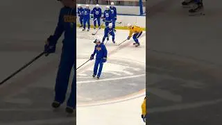 NHL Development Camp Race to Puck Game