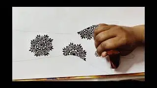 western mandala mahendi design||easy and simple mahendi||unique and new design #mahendi