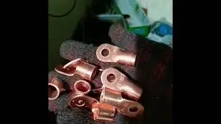 Terminal stamping die, two pieces at a time