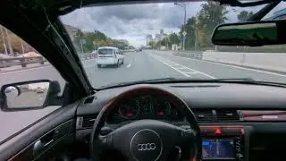 Audi a6 c5 allroad 4.2 pov city driving