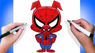 How To Draw Spider Ham | Spiderman