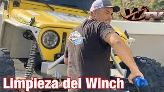 Limpieza del Winch y la soga Sintética by Waldys Off Road