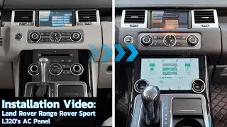 aoonav Installation Video For Land Rover Range Rover Sport L320 2010-2013 A/C Panel
