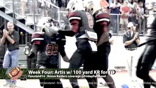 Tre'Sean Artis | 100 yard TD | Rouse Raiders | 2014