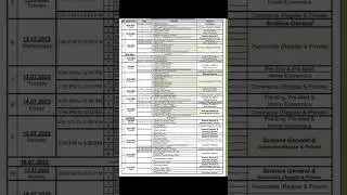 HSC part-I Annual examination 2023 date sheet #karachi_board #datesheet #2023